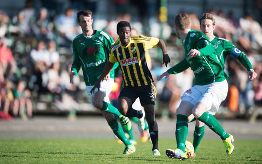 IFK Hässleholms Kojo Annor i matchen i division 2 mellan