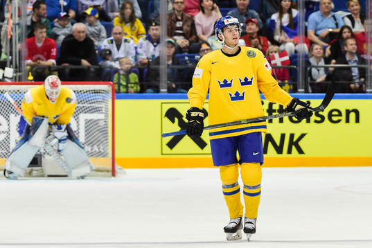 Sveriges Alexander Wennberg deppar