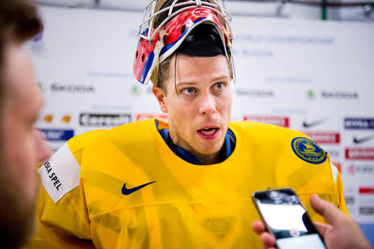 Sveriges målvakt Viktor Fasth