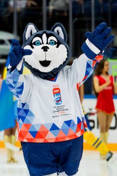 under ishockeymatchen i Ishockey-VM mellan Sverige och