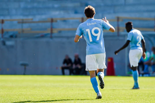 Malmö FFs Magnus Wolff Eikrem jublar