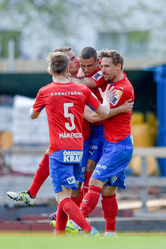 Helsingborgs Johan Mårtensson , Christoffer Andersson och