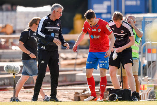 Helsingborgs Jesper Björkman skadas