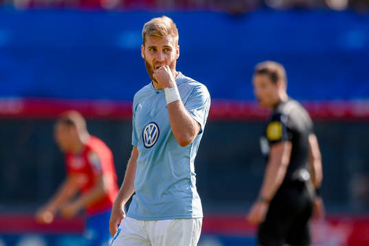 Malmö FFs Rasmus Bengtsson deppar