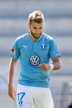 Malmö FFs Rasmus Bengtsson deppar