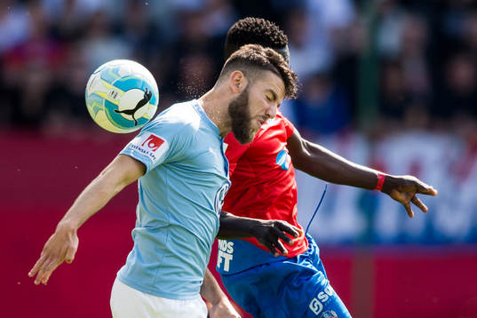 Malmö FFs Erdal Rakip och Helsingborgs Lalawélé Atakora