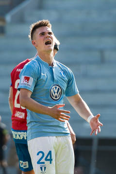 Malmö FFs Vidar Örn Kjartansson deppar