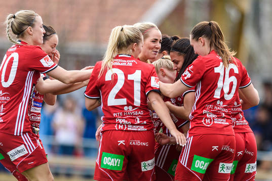 Piteåspelarna jublar