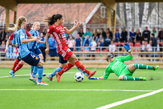 Piteås Tempest-Marie Norlin är framme och hotar