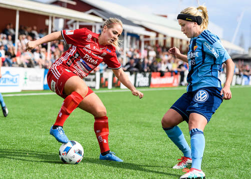 Piteås Irma Helin och Djurgårdens Annika Kukkonen