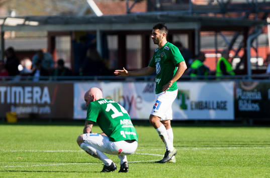 Jönköpings Tobias Nilsson och André Calisir deppar