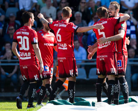 Norrköpings Emir Kujovic jublar