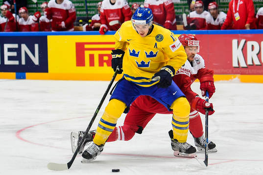 Sveriges Mikael Backlund och Danmarks Daniel Nielsen