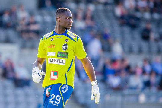Landskronas målvakt Ismael Diawara