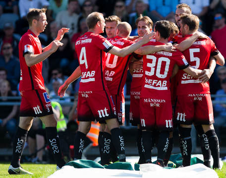 Norrköpings Emir Kujovic jublar