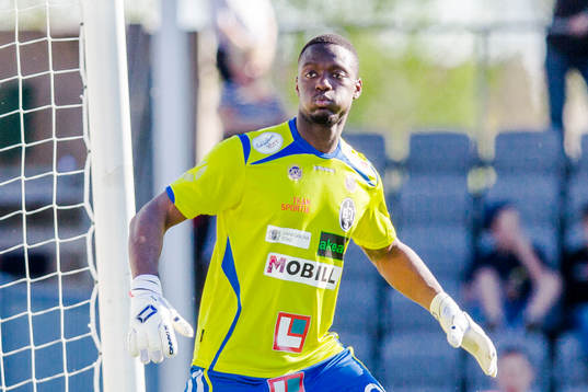 Landskronas målvakt Ismael Diawara