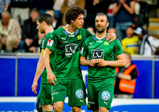 Hammarbys Romulo Cabral Pereira Pinto och Kennedy