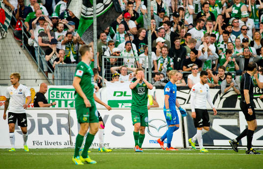 Hammarbys Erik Israelsson deppar