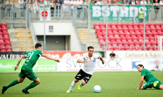 Örebros Nordin Gerzic och Hammarbys Melker Hallberg