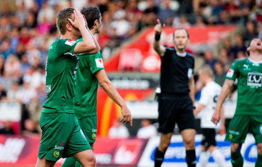 Hammarbys Erik Israelsson deppar