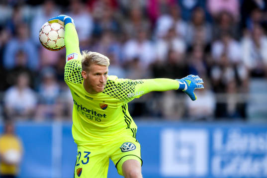 Djurgårdens målvakt Hampus Nilsson