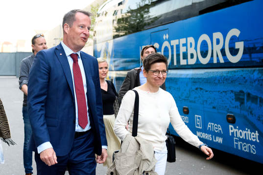 Sveriges inrikesminister Anders Ygeman och Göteborgs