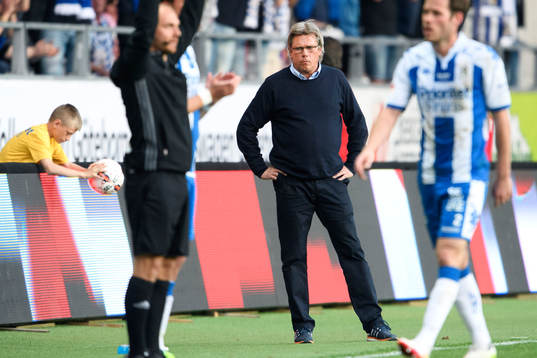 Djurgårdens tränare Per Olsson deppar