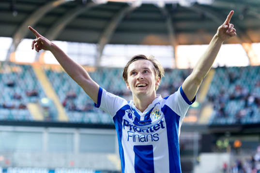 IFK Göteborgs Patrik Karlsson Lagemyr jublar