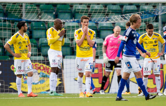 Falkenbergs Amin Nazari, Hakeem Araba, Thomas Juel-Nielsen