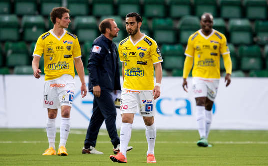 Falkenbergs Amin Nazari deppar