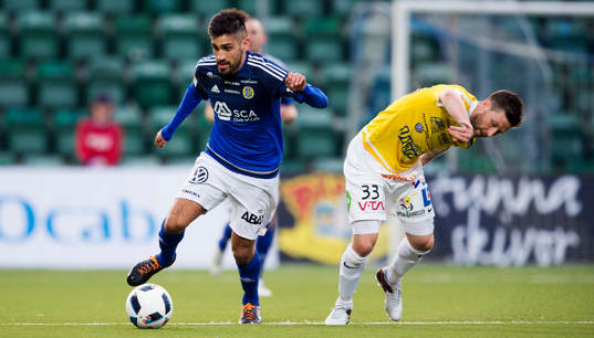 Sundsvalls Stefan Silva och Falkenbergs Tibor Joza