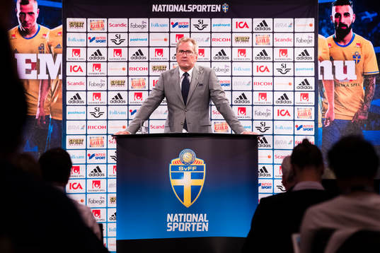Sveriges förbundskapten Erik Hamrén