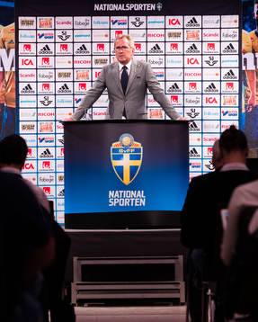 Sveriges förbundskapten Erik Hamrén
