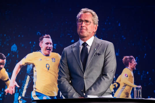 Sveriges förbundskapten Erik Hamrén