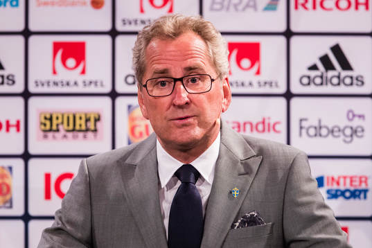 Sveriges förbundskapten Erik Hamrén