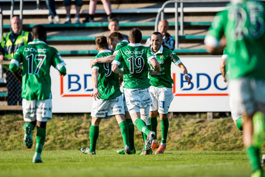 Ljungskiles Admir Bajrovic har kvitterat till 1-1 och