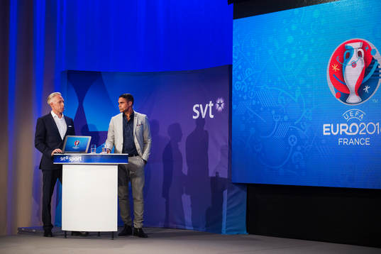 SVT's André Pops och Daniel Nannskog