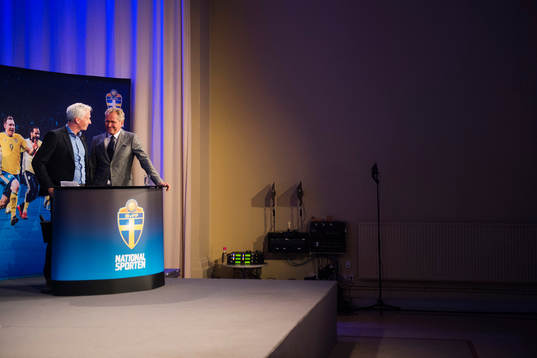 Sveriges förbundskapten Erik Hamrén och Svenska