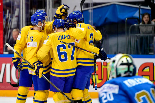 Bläddra bland fler bilder av Ishockey-VM 2016, Dag 6, Sverige - Kazakstan