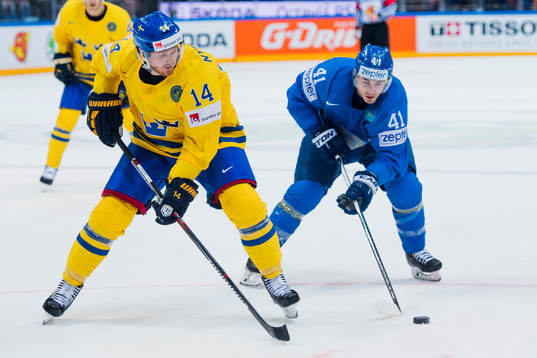 Sveriges Gustav Nyquist och Kazakstans Boyd Dustin