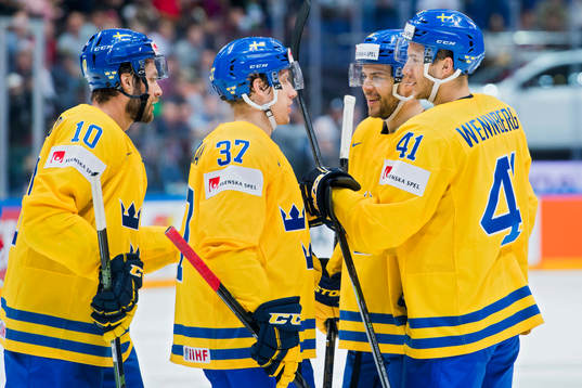 Sveriges Johan Fransson, Johan Norman, Oscar Fantenberg