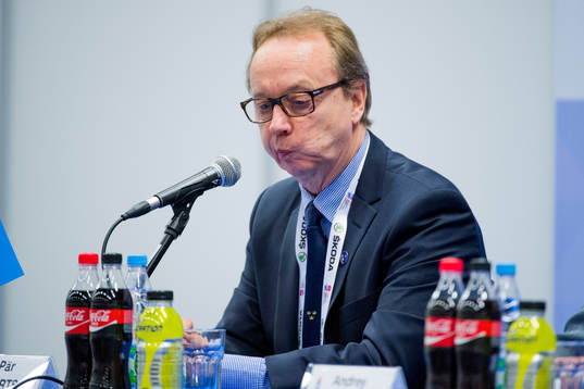 Sveriges förbundskapten Pär Mårts