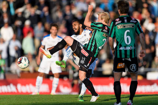 Halmstads Junes Barny och Varbergs Sebastian Crona