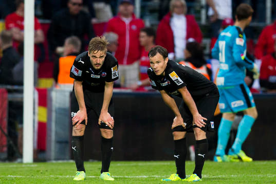 Helsingborgs Johan Mårtensson och Anton Wede