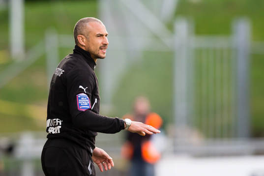 Helsingborgs manager Henrik Larsson