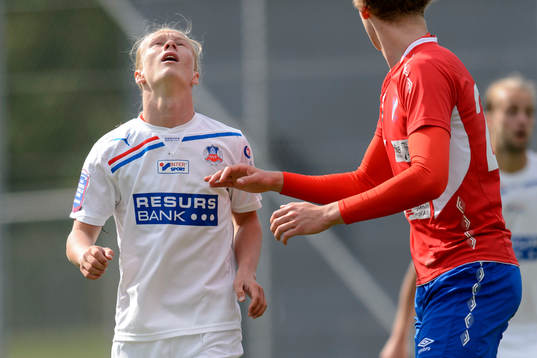 Helsingborgs Alexander Engholm deppar
