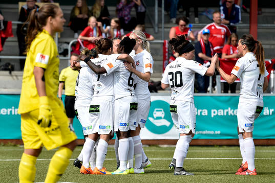 Rosengårds Nataša Andonova jublar