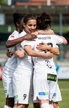 Rosengårds Nataša Andonova jublar