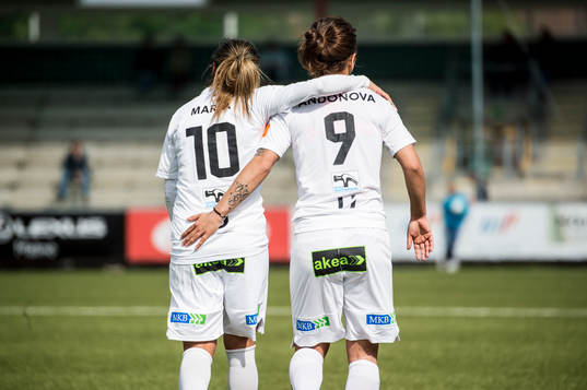 Rosengårds Nataša Andonova jublar