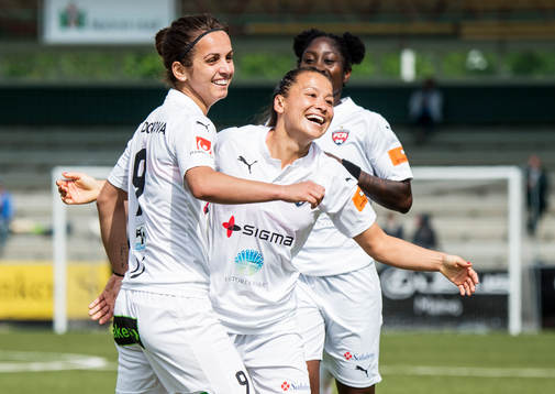 Rosengårds Nataša Andonova jublar